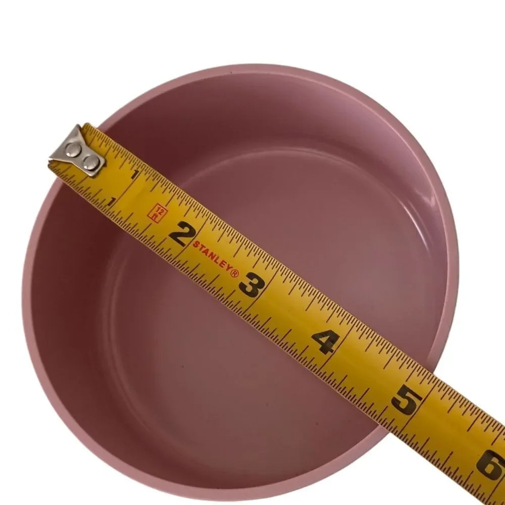 KASEN Melamine Salad Set Pink Large Bowl 4 Small Bowls 4 Plates‎ Peter Pan MCM
